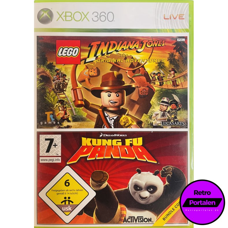 LEGO Indiana Jones + Kung Fu Panda (Xbox 360)