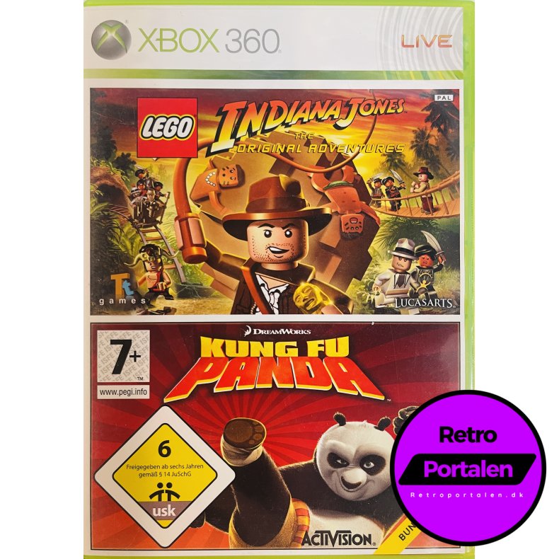 LEGO Indiana Jones + Kung Fu Panda (Xbox 360)