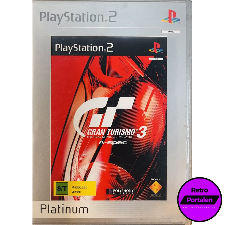 Gran Turismo 3 A-Spec (Platinum) (PS2)