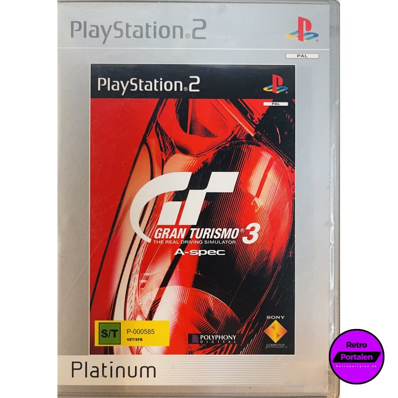 Gran Turismo 3 A-Spec (Platinum) (PS2)