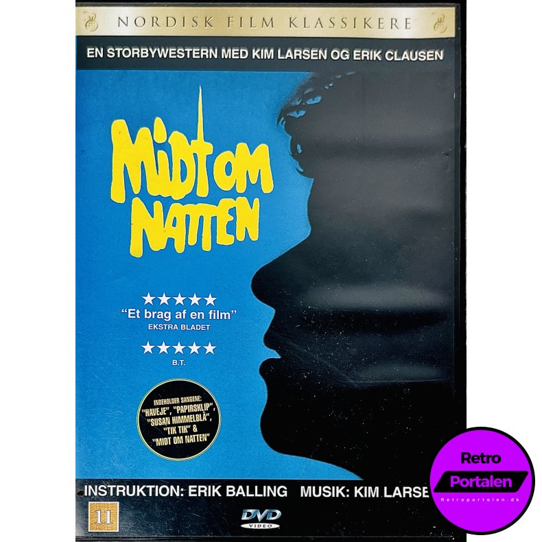 Midt Om Natten (Kim Larsen &amp; Erik Clausen) (DVD)