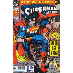 Superman Action 1995 Nr. 414 (Dansk) (Marvel Comics) (Tegneserie)