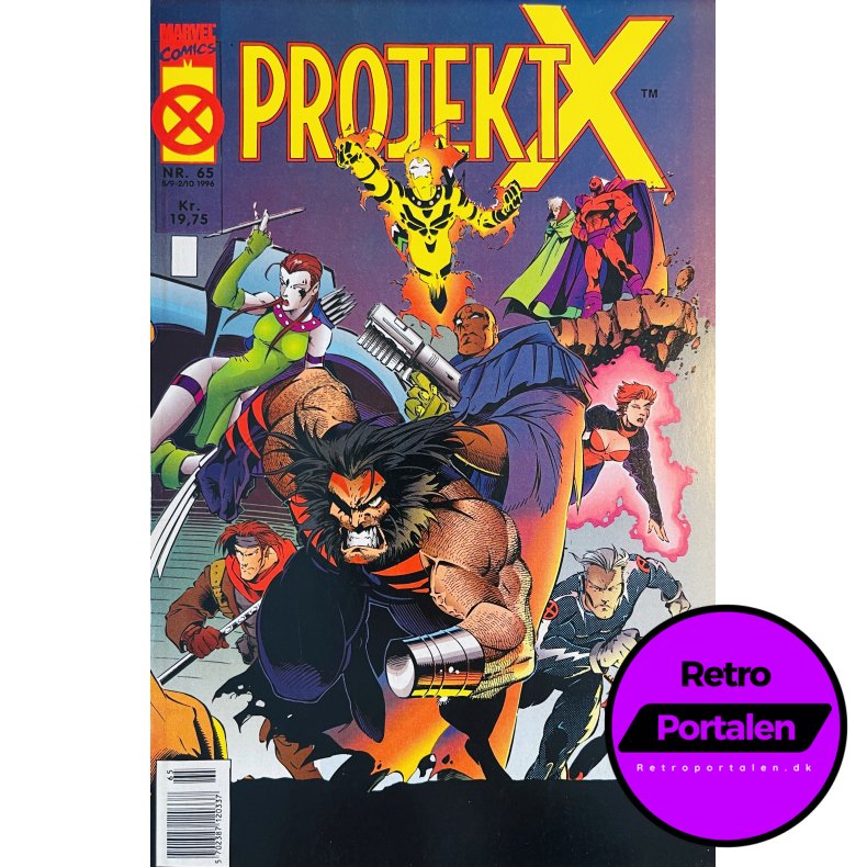 Projekt X 1996 Nr. 65 (Dansk) (Marvel Comics) (Tegneserie)