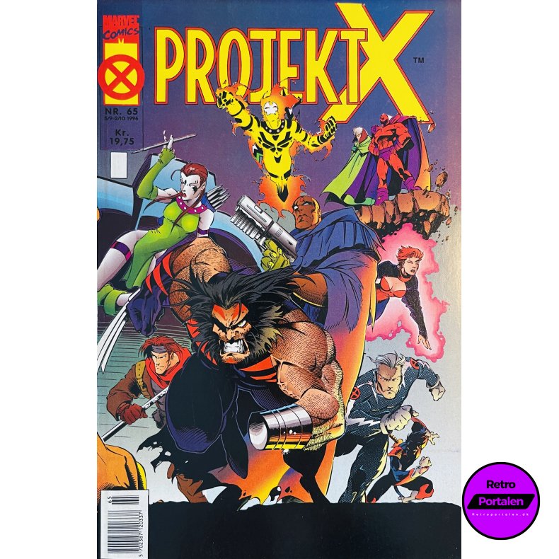 Projekt X 1996 Nr. 65 (Dansk) (Marvel Comics) (Tegneserie)