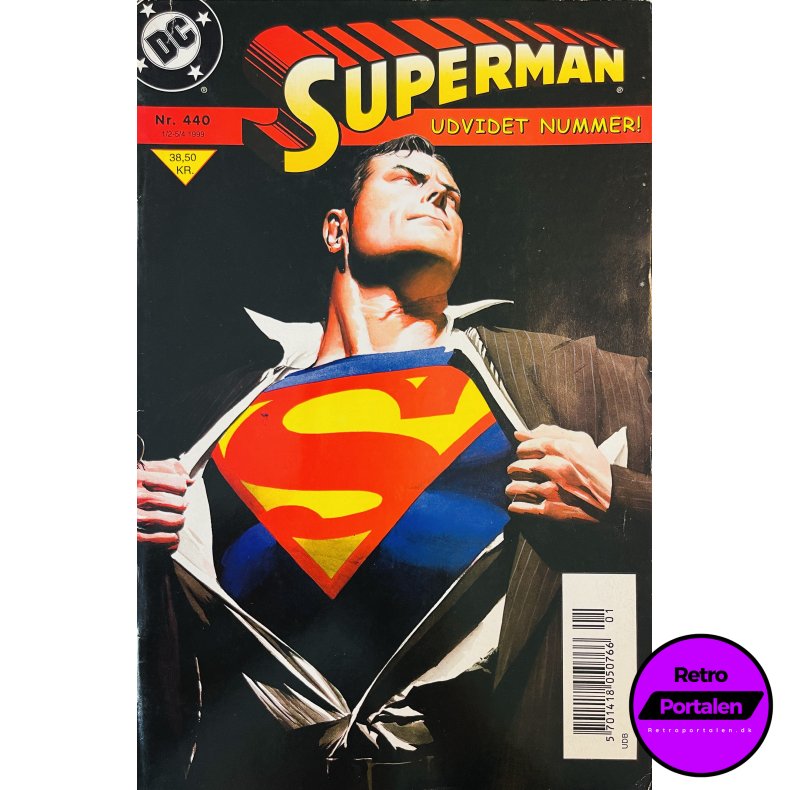 Superman 1999 Nr. 440 (Dansk) (DC Comics) (Tegneserie)