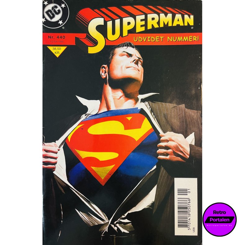 Superman 1999 Nr. 440 (Dansk) (DC Comics) (Tegneserie)