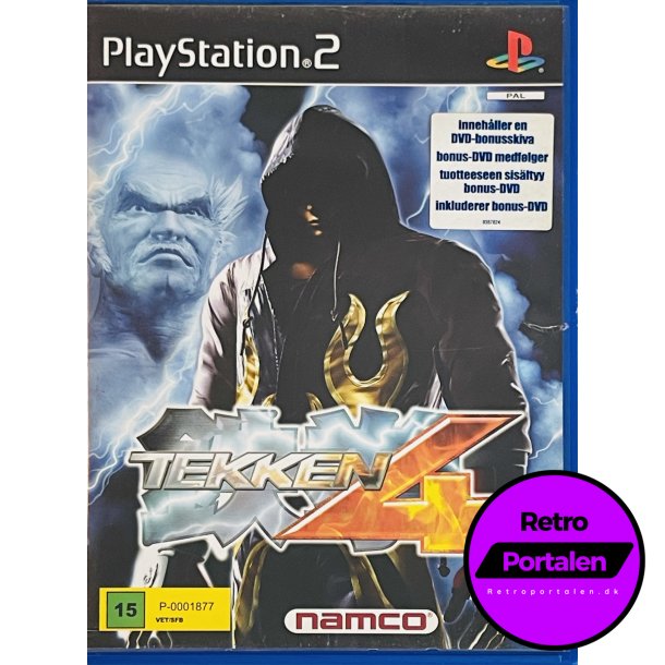 Tekken 4 (Med Bonus Disc) (PS2)