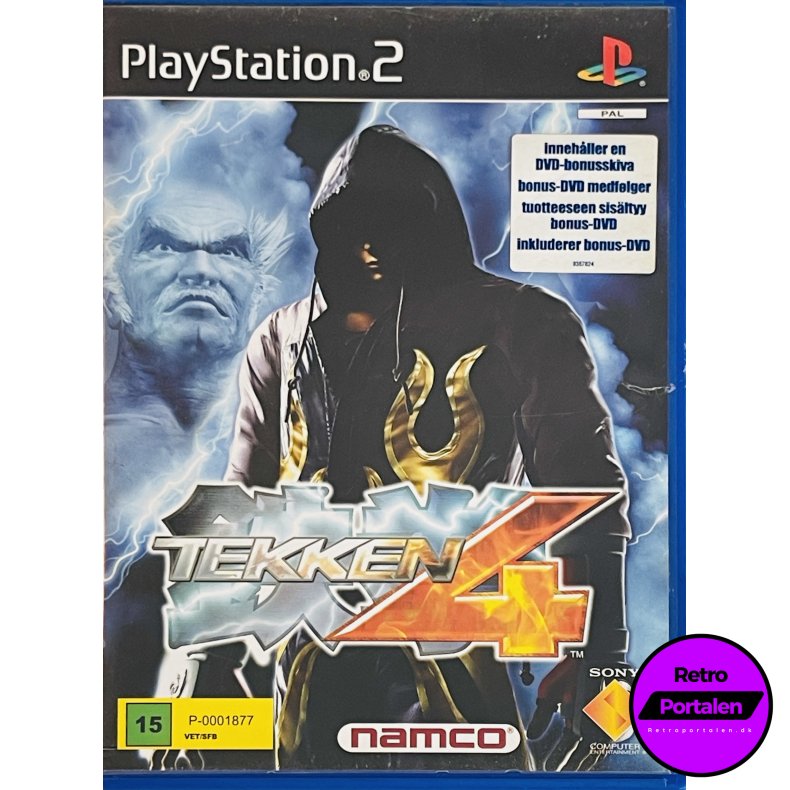 Tekken 4 (Med Bonus Disc) (PS2)