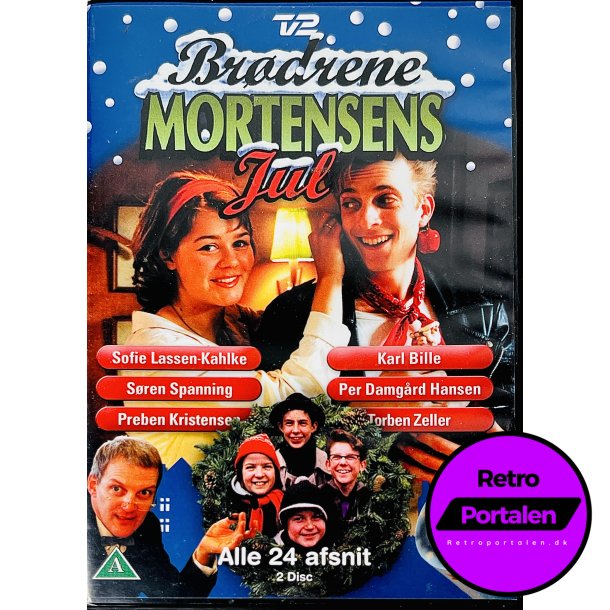 Brdrene Mortensens Jul (Julekalender - Alle 24 Afsnit) (2 Disc) (DVD)