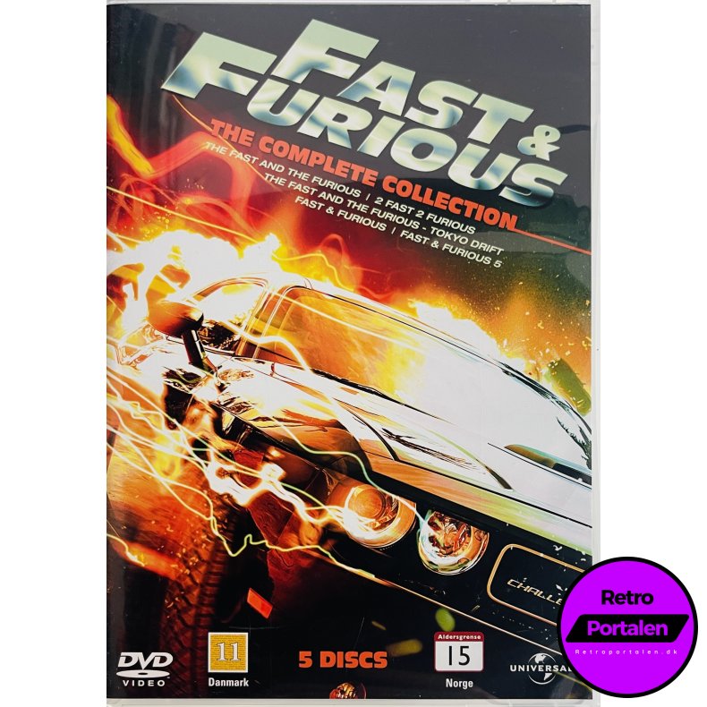 Fast &amp; Furious: The Complete Collection (5 Disc) (DVD)
