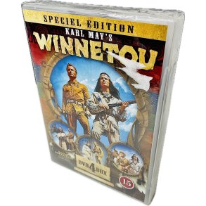 Winnetou (Karl May) (4 Disc Boks) (NY) (DVD)