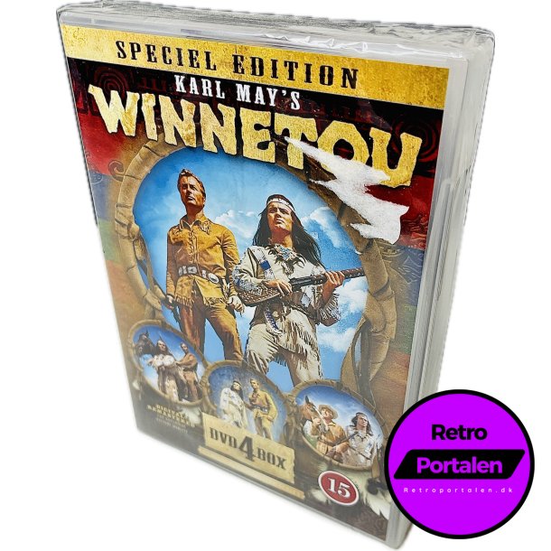 Winnetou (Karl May) (4 Disc Boks) (NY) (DVD)