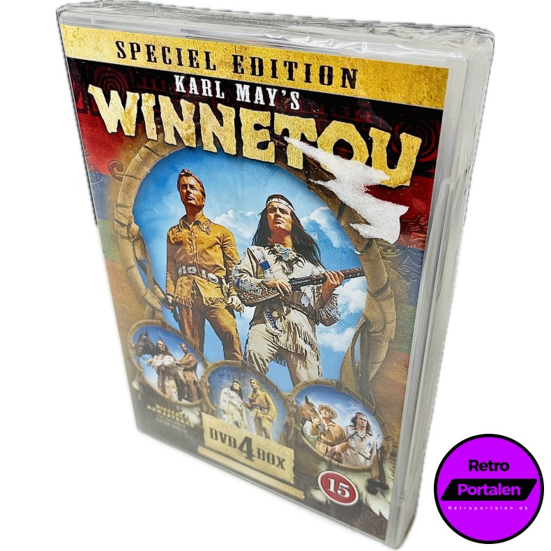 Winnetou (Karl May) (4 Disc Boks) (NY) (DVD)