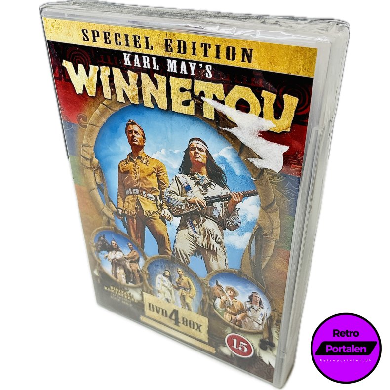 Winnetou (Karl May) (4 Disc Boks) (NY) (DVD)