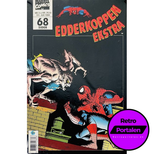 Edderkoppen Ekstra 1994 Nr. 5 (Dansk) (Marvel) (Tegneserie)