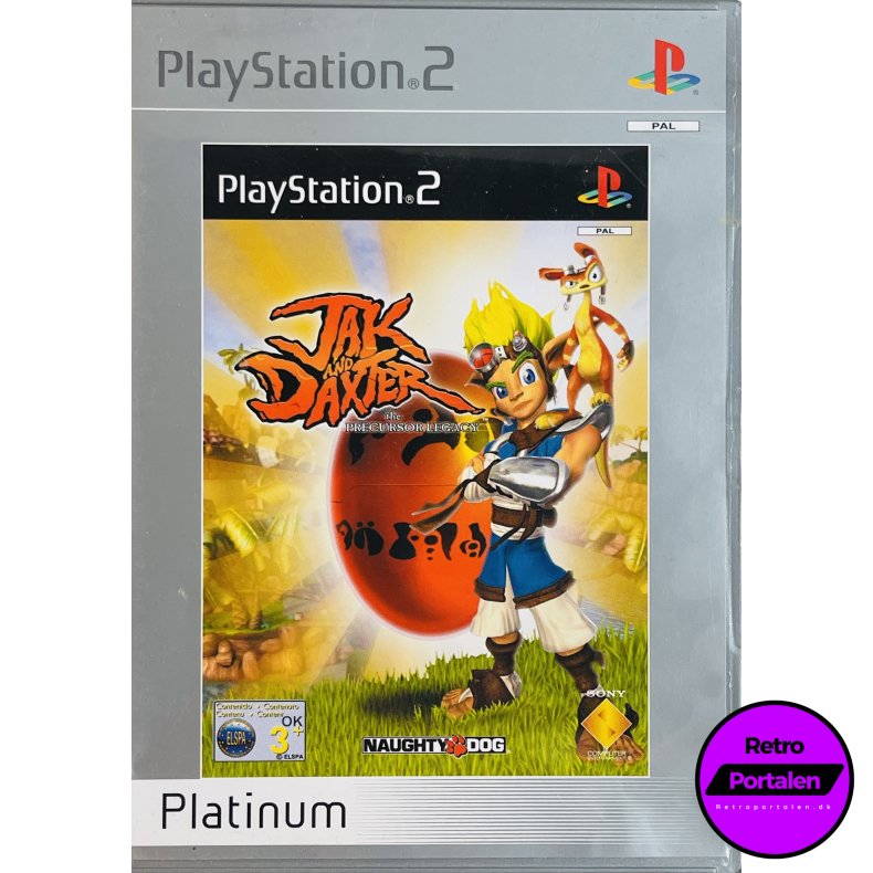 Jak And Daxter: The Precursor Legacy (Platinum) (PS2)