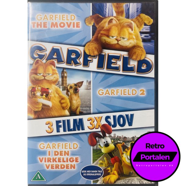 Garfield 3 Film 3 X Sjov (3 Disc) (DVD)