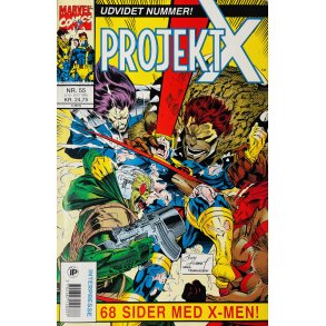 Projekt X 1995 Nr. 55 (Dansk) (Marvel Comics) (Tegneserie)