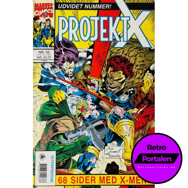 Projekt X 1995 Nr. 55 (Dansk) (Marvel Comics) (Tegneserie)