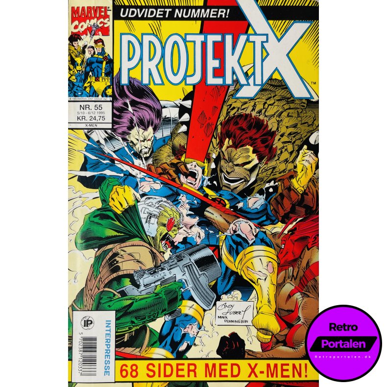 Projekt X 1995 Nr. 55 (Dansk) (Marvel Comics) (Tegneserie)