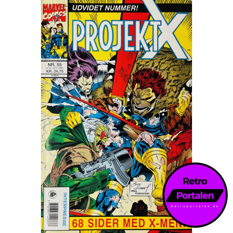 Projekt X 1995 Nr. 55 (Dansk) (Marvel Comics) (Tegneserie)