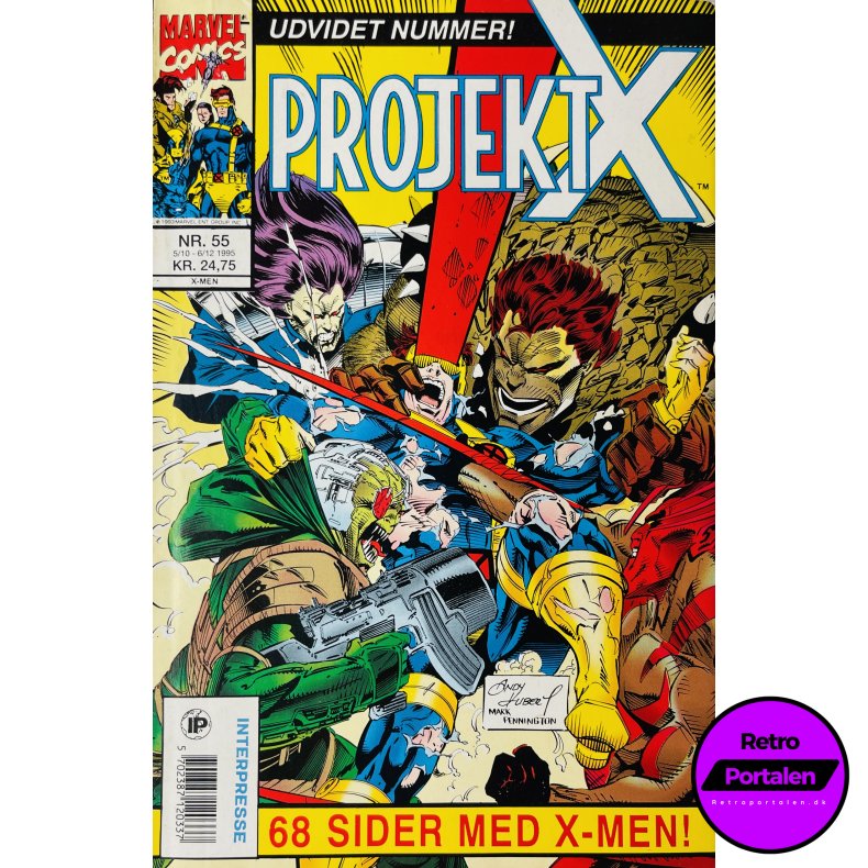 Projekt X 1995 Nr. 55 (Dansk) (Marvel Comics) (Tegneserie)