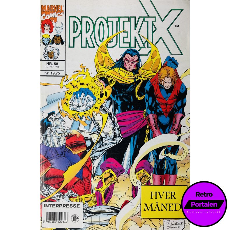 Projekt X 1996 Nr. 58 (Dansk) (Marvel Comics) (Tegneserie)