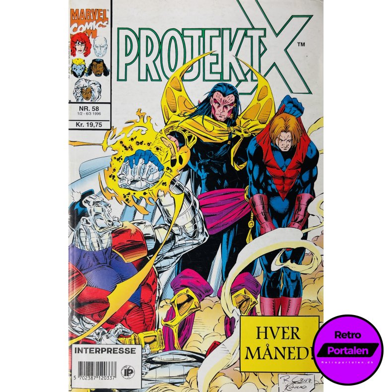 Projekt X 1996 Nr. 58 (Dansk) (Marvel Comics) (Tegneserie)