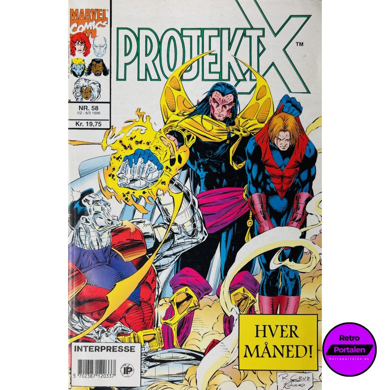 Projekt X 1996 Nr. 58 (Dansk) (Marvel Comics) (Tegneserie)