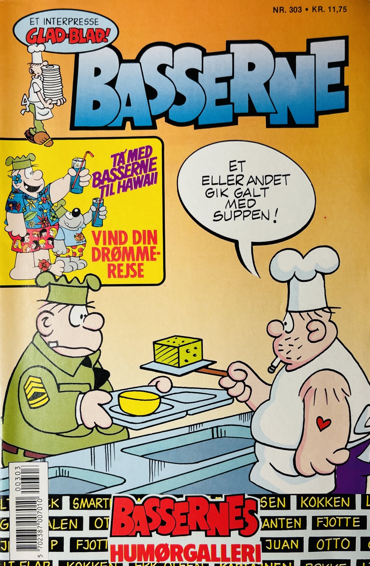 Basserne 1989 Nr. 303 (Dansk) (Tegneserie) - Basserne - Retroportalen