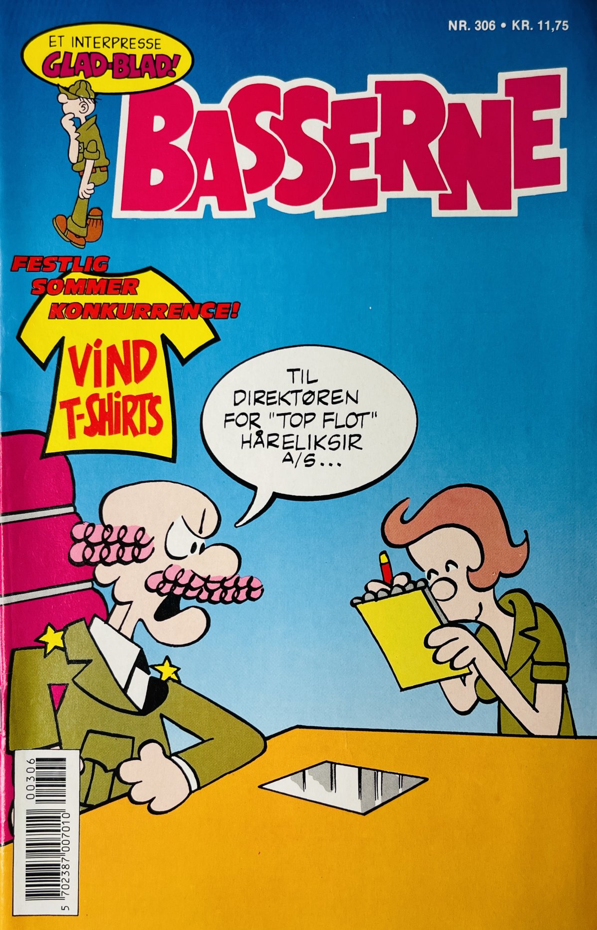 Basserne 1989 Nr. 306 (Dansk) (Tegneserie) - 隸‍♂️ Basserne - Retroportalen