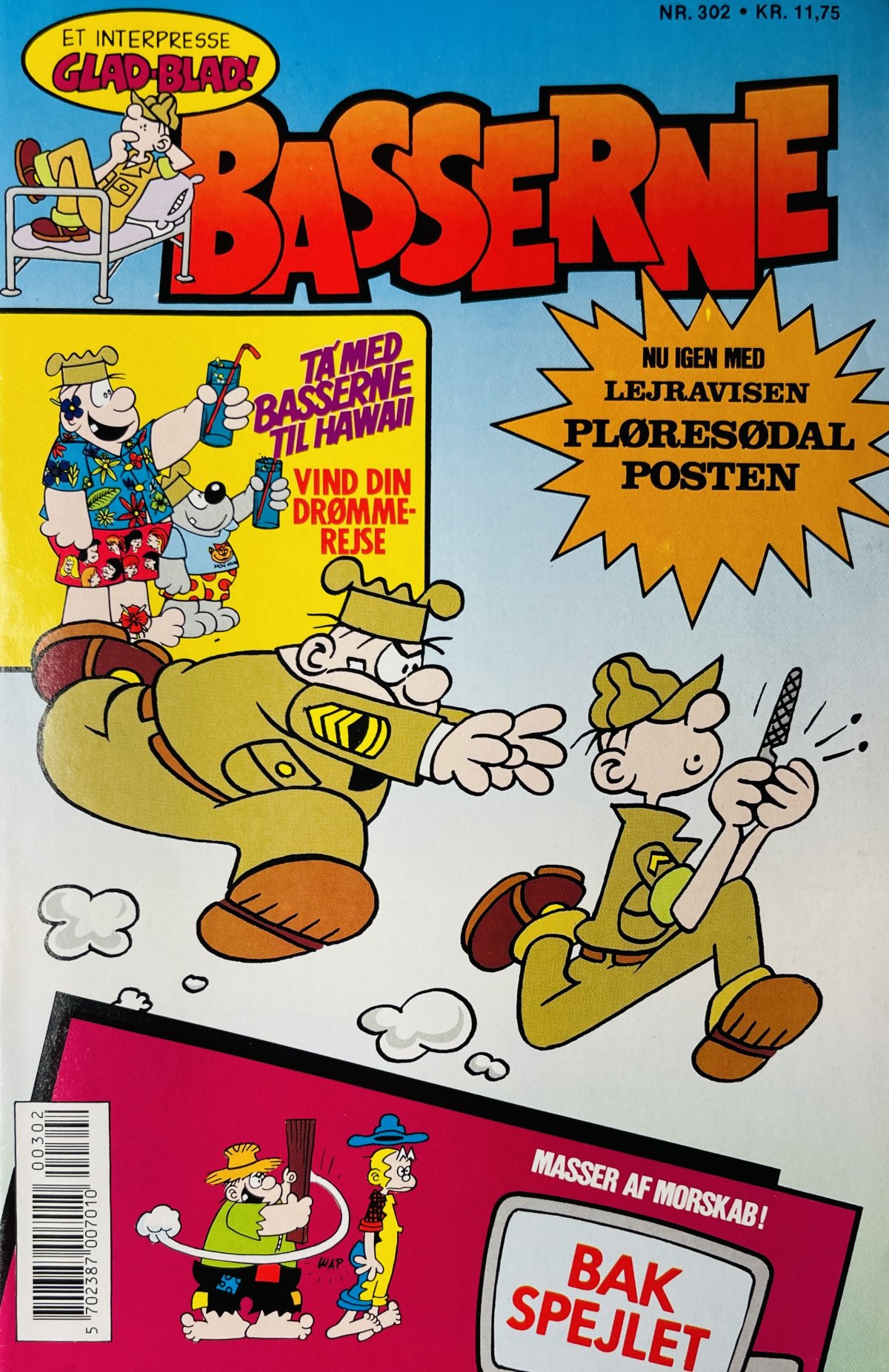Basserne 1989 Nr. 302 (Dansk) (Tegneserie) - 隸‍♂️ Basserne - Retroportalen