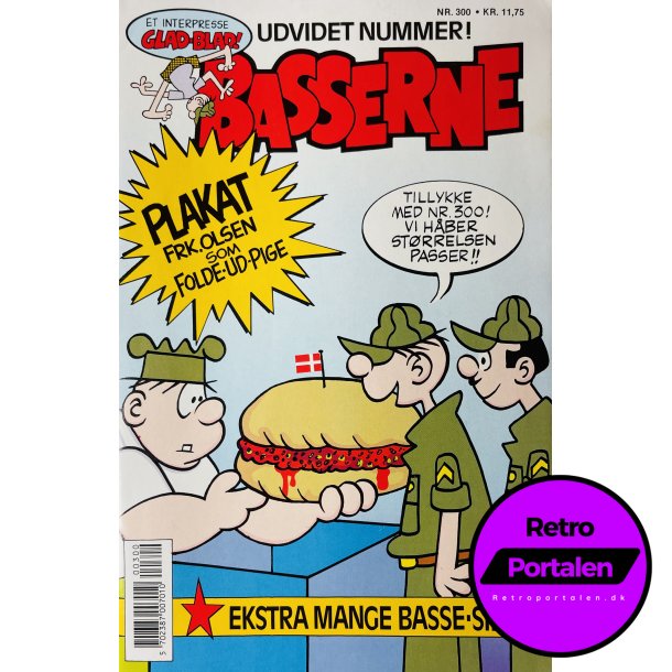 Basserne 1989 Nr. 300 (Dansk) (Tegneserie)