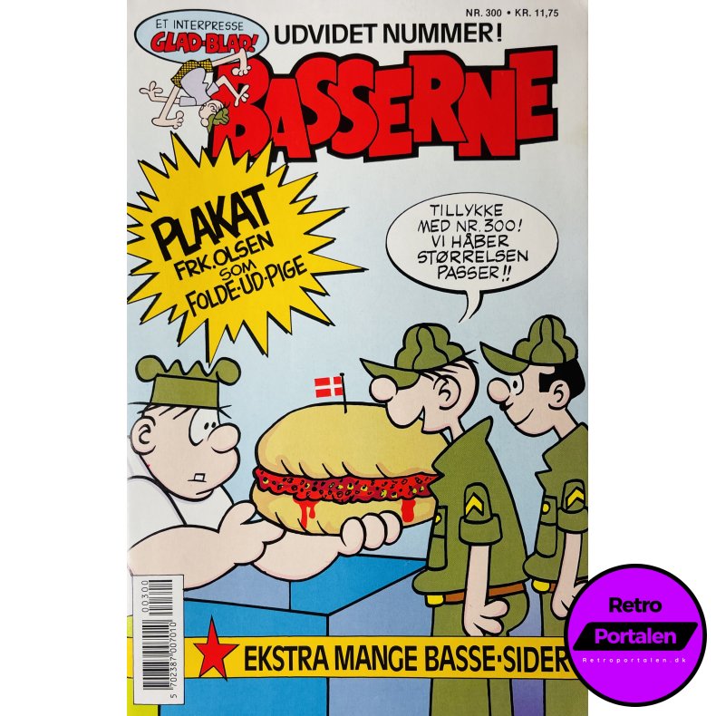Basserne 1989 Nr. 300 (Dansk) (Tegneserie)