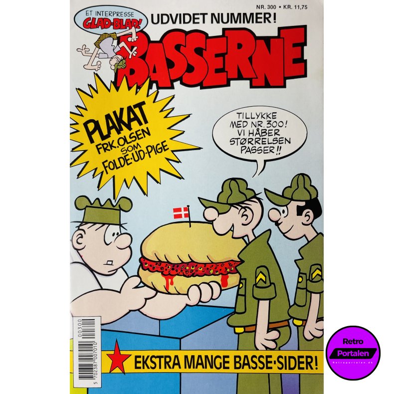 Basserne 1989 Nr. 300 (Dansk) (Tegneserie)
