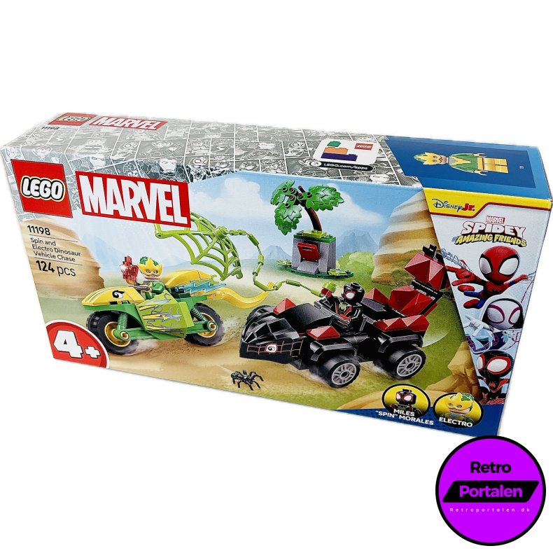 LEGO Spidey: Spin And Electro Dinosaur Vehicle Chase (Model: 11198) (5702017-814797) (NY)