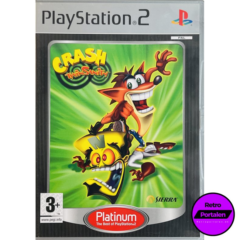 Crash Twinsanity (Platinum) (PS2)