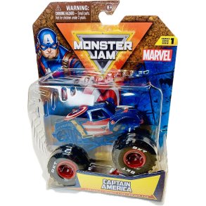 Monster Jam Captain America 1:64 Single Packs (NY) (681147039100) 