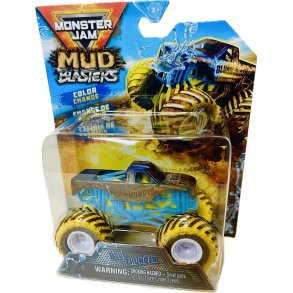 Monster Jam Mud Blasters: Blue Thunder 1:64 Single Packs (NY) (Color Change) (681147061224) 