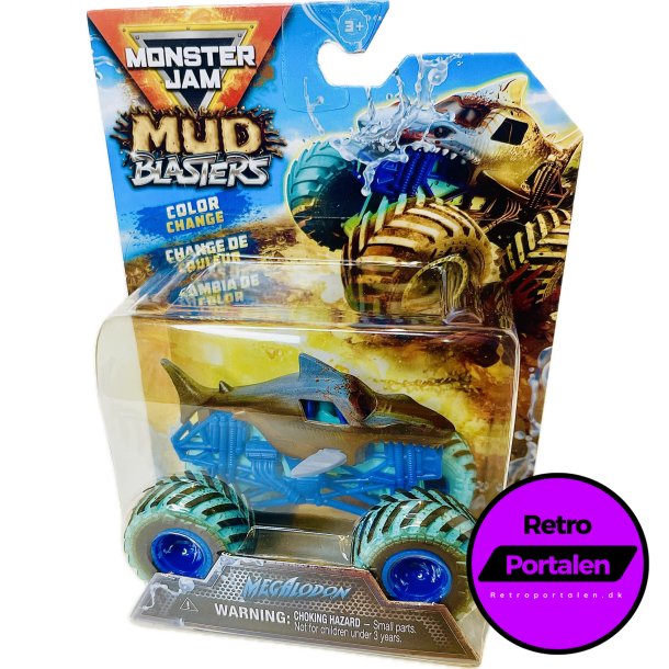Monster Jam Mud Blasters: Megaladon 1:64 Single Packs (NY) (681147061255) 