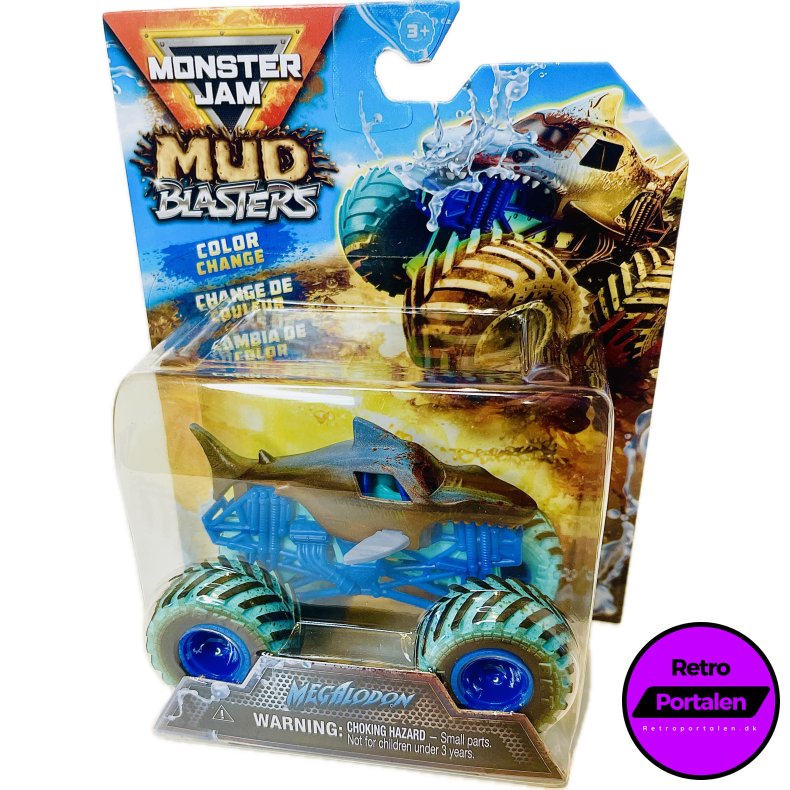 Monster Jam Mud Blasters: Megaladon 1:64 Single Packs (NY) (681147061255) 