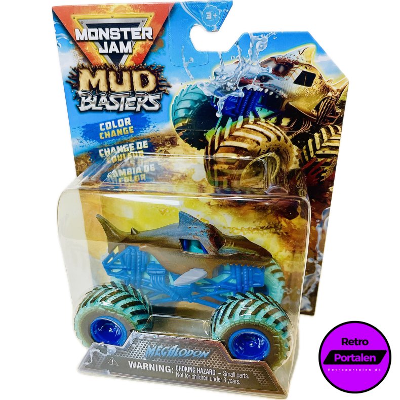 Monster Jam Mud Blasters: Megaladon 1:64 Single Packs (NY) (681147061255) 