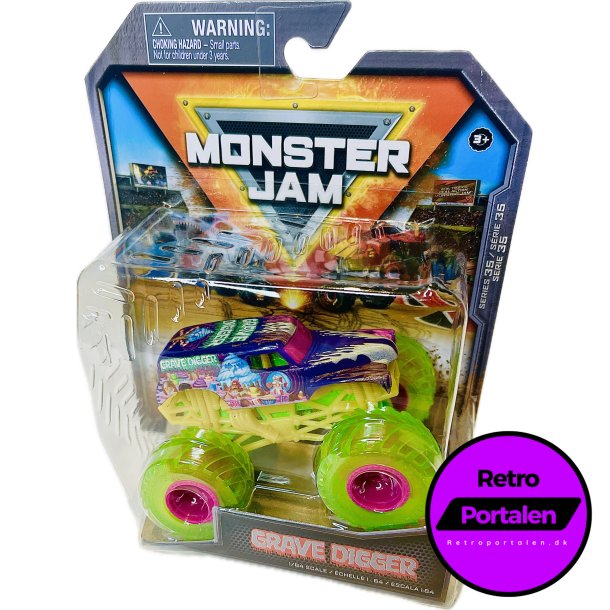 Monster Jam Grave Digger 1:64 Single Packs (NY) (778988509319) 