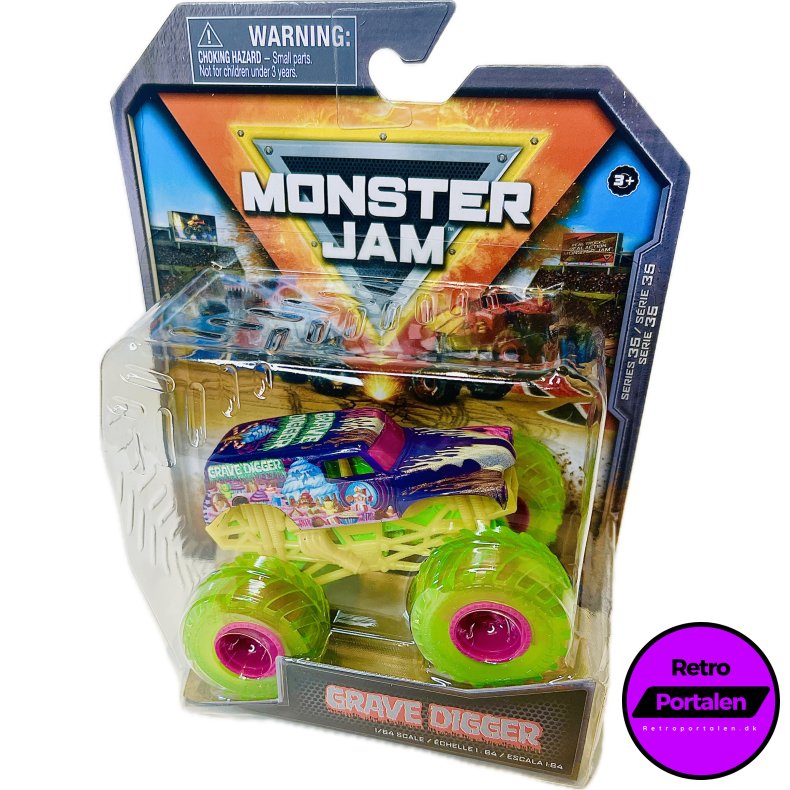 Monster Jam Grave Digger 1:64 Single Packs (NY) (778988509319) 