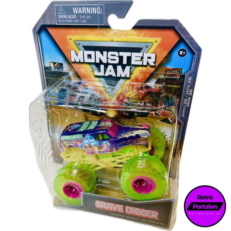 Monster Jam Grave Digger 1:64 Single Packs (NY) (778988509319) 