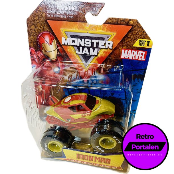 Monster Jam Iron Man 1:64 Single Packs (NY) (681147039162 &amp; 681147014770) 
