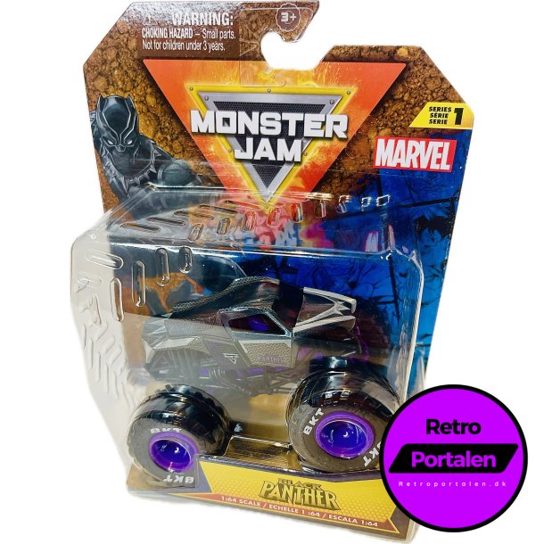 Monster Jam Black Panther 1:64 Single Packs (Serie 1) (NY) (681147039124) 