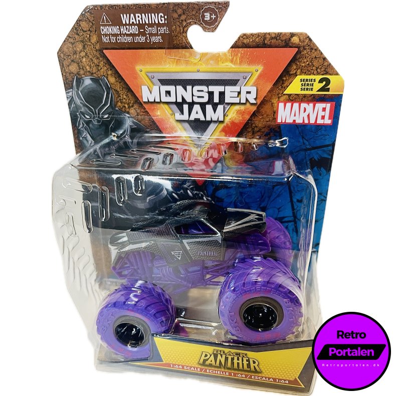 Monster Jam Black Panther (Serie 2) 1:64 Single Packs (NY) (681147049734) 