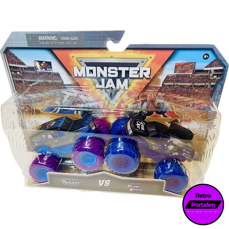 Monster Jam Son Uva Digger Vs. Mohawk Warrior 1:64 Die Cast 2 Pack (NY) (778988499511) 