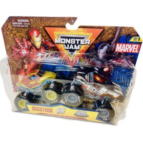 Monster Jam Iron Man & War Machine 1:64 - 2 Packs (NY) (681147049703) 